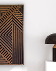 The Geometric Wood Slat series